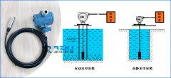 流動(dòng)與靜止水流環(huán)境下的投入式液位變送器安裝方式